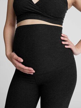 Beyond the Bump Spacedye™ Cruiser Maternity Biker Short in Darkest Night